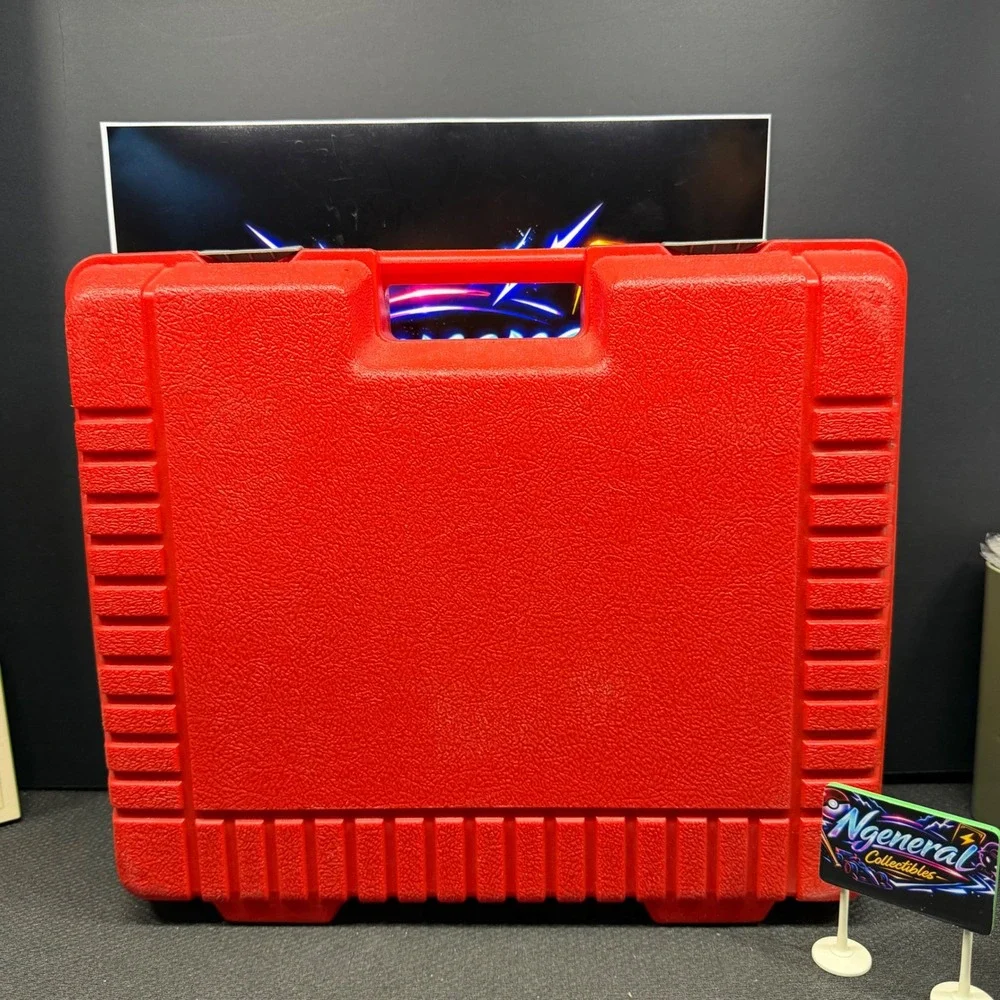 Vintage 1985 LEGO Red Hard Plastic Carrying Case Storage Box Dual Latch USA Made
